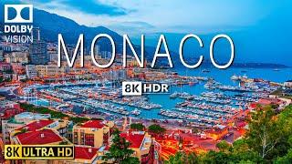 MONACO VIDEO 8K HDR 60fps DOLBY VISION WITH SOFT PIANO MUSIC