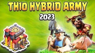 TH10 Queen Charge Hybrid Attack Strategy 2023  Powerful Town Hall 10 Attack Strategy Guide  COC