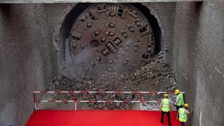 Robbins TBM breakthrough at Sunkoshi Marin