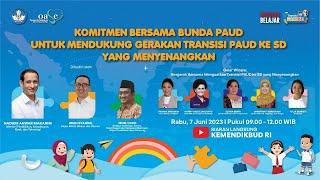 Komitmen Bersama Bunda PAUD untuk Mendukung Gerakan Transisi PAUD ke SD yang Menyenangkan