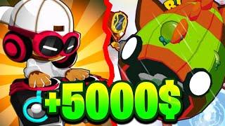 BENJAMIN DODAJE 5000$ CO RUNDĘ  BOSS w Bloons TD6 Polska