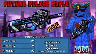 Pixel Gun 3D. {#546} Future Police Rifle Gameplay & Review