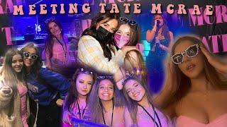 MEETING TATE MCRAE  front row melbourne concert vlog meet & greet audio and singing for her 