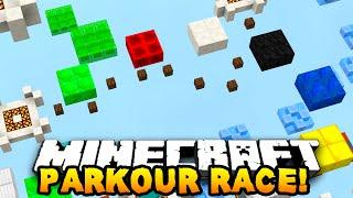 Minecraft 1v1v1 PARKOUR RACE - wPrestonPlayz MrWoofless & Lachlan