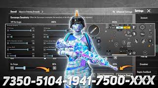 New Update 3.3Best Sensitivity code + Control Settings Pubg MobileBgmi Sensitivity 2024