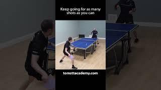 DRILL Topspin block counter-topspin #tabletennis