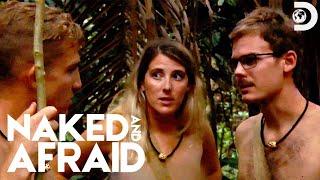 Naked Team of 3 Looks for a Place to Sleep  Naked and Afraid