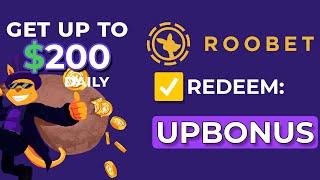 Roobet Promo Code up to $200  ROOBET BONUS 