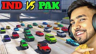 GTA 5 INDIA VS PAKISTAN SPEED BUMPS TRACK DRAG RACE  GTA 5 GAMEPLAY TECHNO GAMERZ