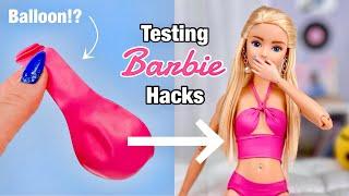 Testing Barbie Doll Hacks To See If They ACTUALLY Work