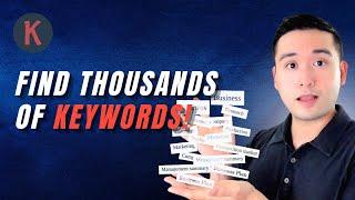 How To Find Thousands of Keyword Ideas for SEO Easy Keyword Research