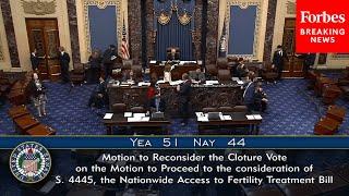 BREAKING NEWS Senate Fails To Pass IVF Protection Bill For The Second Time