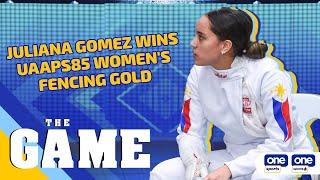 The Game  Juliana Gomez wins UAAPS85 womens fencing gold