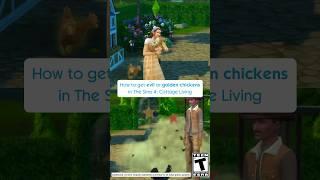 How to get evil or golden chickens in The Sims 4