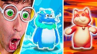 Animales con Poderes Elementales  Batalla Fuego vs Agua - Party Animals TEKENDO