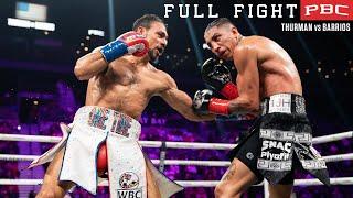 Thurman vs Barrios FULL FIGHT February 5 2022  PBC on FOX PPV