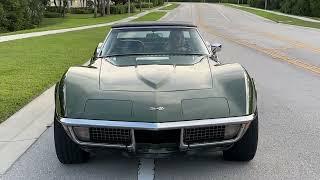 Rare 1970 Chevrolet Corvette L46 4-Speed Manual Convertible with 27K Original Miles