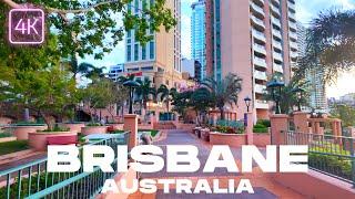 Brisbane City Walking Tour  Early Wednesday Morning  4K Australia  June 2024  UHD 60fps