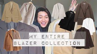 MY BLAZER COLLECTION  ZARA  MANGO  ARKET  & OTHER STORIES  H & M  Try on