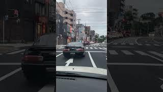 Japanese Bōsōzoku Car License Plate Bended Up in Yokohama - Japan - 24 May 2023