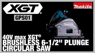 40V max XGT® Brushless 6-12” Plunge Circular Saw Kit GPS01