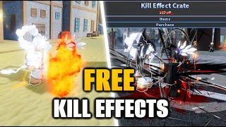 AUT How to get every Kill Effects for FREE  A Universal Time Roblox