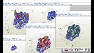 Video manual descarga de archivos creación PDF y como armar al zoid voltron