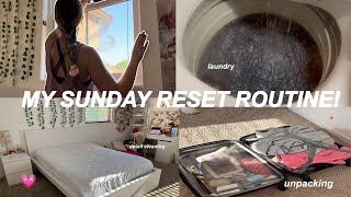 MY SUNDAY RESET ROUTINE   detail cleaning unpacking + more 