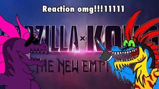 Me and @Spinozilla2005 reaction to Godzilla x Kong the new empire trailer reupload