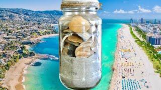 Carrying a Jar of Sand from EAST to WEST Coast Daytona Beach FL EP1