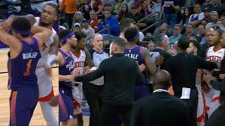 Devin Booker and Cam Whitmore get heated and have to be separated after scuffle 