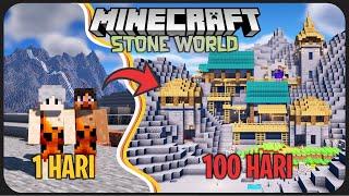 100 Hari Minecraft Tapi di Zaman Batu  - Bertahan Hidup di Dunia Batu 