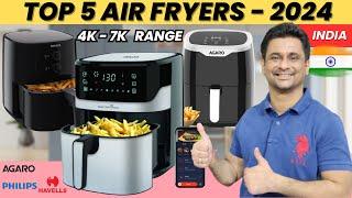 Best Air Fryer India 2024 -Top 5  Best Air Fryer in India  Air Fryer Buying Guide HINDI