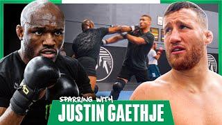 Sparring with The Highlight Justin Gaethje in preparation for his upcoming fight at UFC 291.