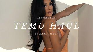 TEMU Affordable Basics Try on Haul Under $200  2023