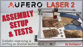 Ortur AUFERO LASER 2 Engraving & Cutting Machine - Assembly Tests and Review