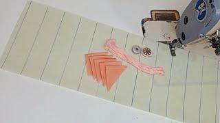 trouser design cutting & stitching with triangle paint palazzo mohri design salma designing ideas