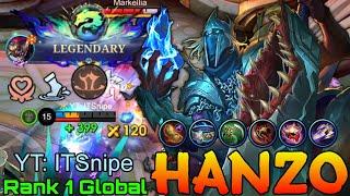 Hybrid Hanzo Legendary Build - Top 1 Global Hanzo by YT ITSnipe - Mobile Legends