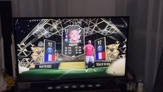 I just packed TOTW Kylian Mbappe my crazy reaction #Fifa22 #kylianmbappe