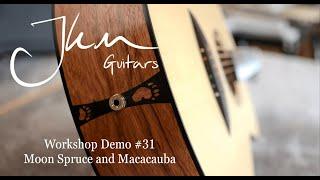 Workshop Demo #31 485 Moon Spruce and Macacauba Acoustic Guitar performed by Gary Lutton