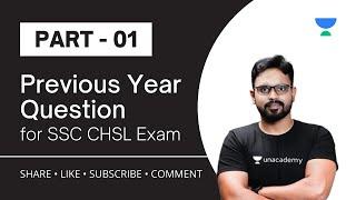 Previous Year Question for SSC CHSL Exam  Part 1  Praveen Jadhav  Unacademy Kannada