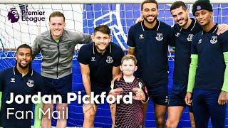 Jordan Pickford & Everton give young fan a day he’ll never forget 