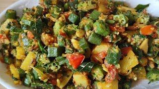 How to make टिफिनसाठी भेंडीची भाजीBhindi Masala fry sabzi Recipe in Marathi  Cook With Deepali