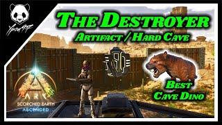 How To Get The Artifact of The Destroyer - Scorched Earth Caves  ARK Survival Ascended