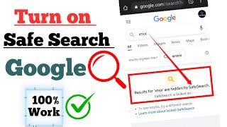 How to Enable Google Safe Search on Android 2024   How to Turn On Safe Search Mode on Google