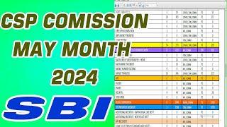 sbi csp salary and commission  sbi csp monthly salary  I may month comission sbi csp 2024