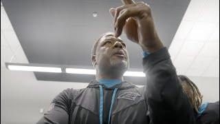 Go inside the locker room for Steve Wilks victory speech after Atlanta win