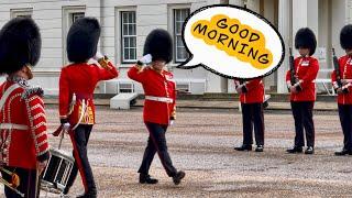 BLOOD BROTHERS SHOW THEIR HUMAN SIDE DURING CHANGING OF THE GUARD