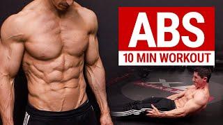 10 MIN AB WORKOUT  6 PACK ABS  No Equipment  ATHLEAN X