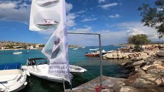 The turquoise waters of Marathi Beach - Crete Greece